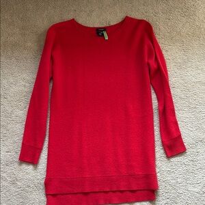 Halogen Bold Red Crew Neck Sweater